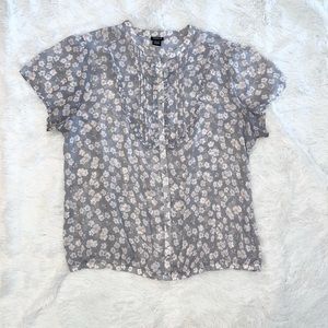 Torrid Floral Pastel Blouse - Size 3